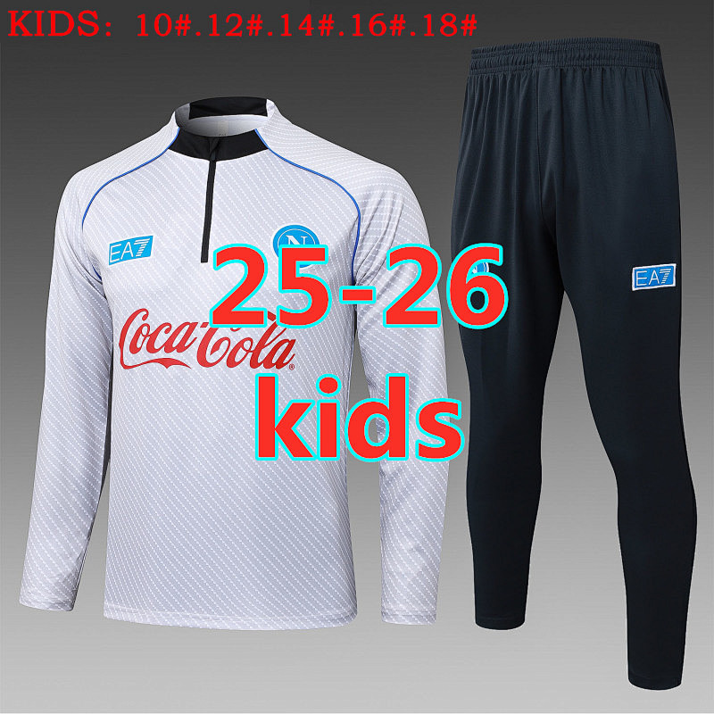 25-26 Napoli Kids Long Sleeve Tracksuit 10 -18