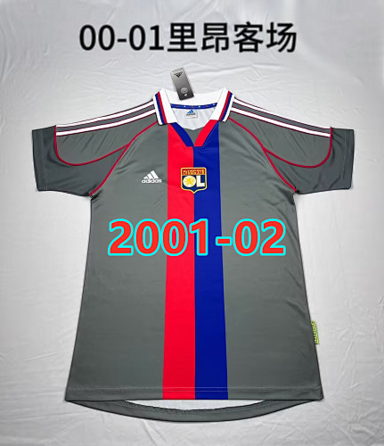 01-02 Lyonnais Away Retro Jersey S-2XL