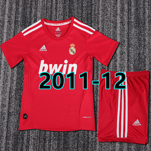 Real Madrid Third Retro Kids Jersey+shorts Kit 16 -28