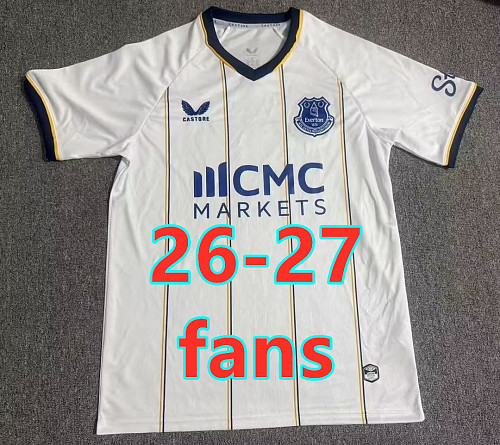 26-27 Everton Away Fans Version Jersey S-4XL