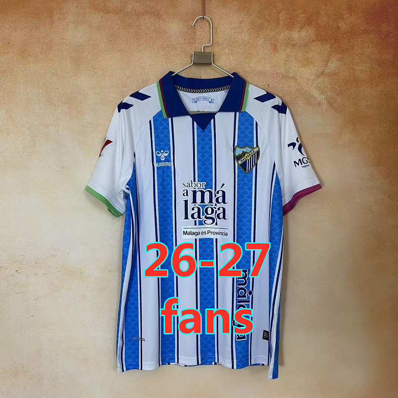 26-27 Malaga Home Fans Version Jersey S-4XL