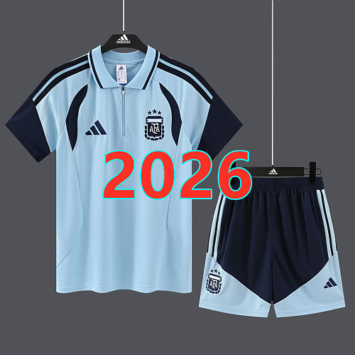 Argentina Polo Short Sleeve Tracksuit Kit S-2XL Polo