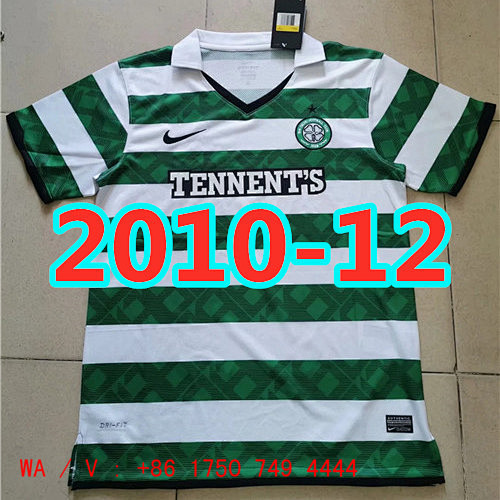 Celtic Retro TopThai Quality Home Jersey S-2XL