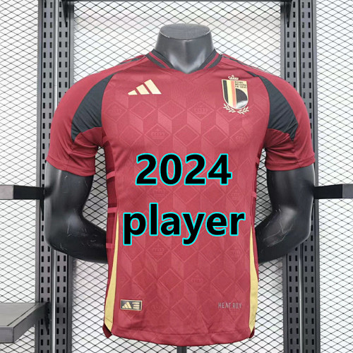Belgium Home Player Version Jersey S-2XL