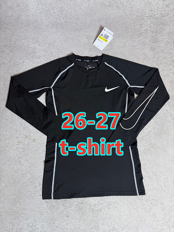 Nike 26-27 N-K Long Sleeve T-shirt Jersey S-3XL T