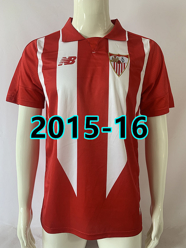15-16 Sevilla Away Retro Jersey S-2XL