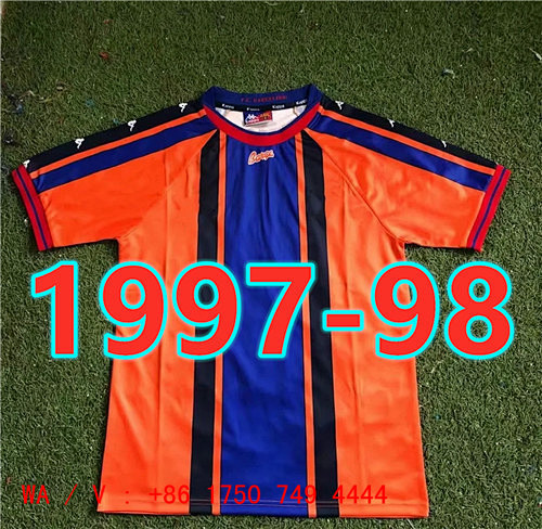 Barcelona Retro TopThai Quality Away Jersey S-2XL