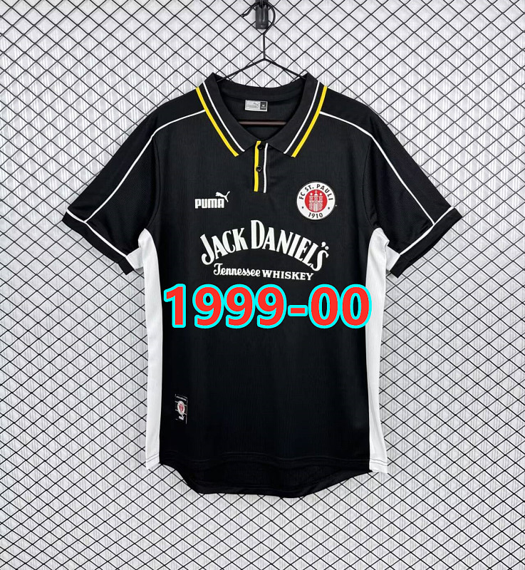 St. Pauli Away Retro Fans Version Jersey S-2XL