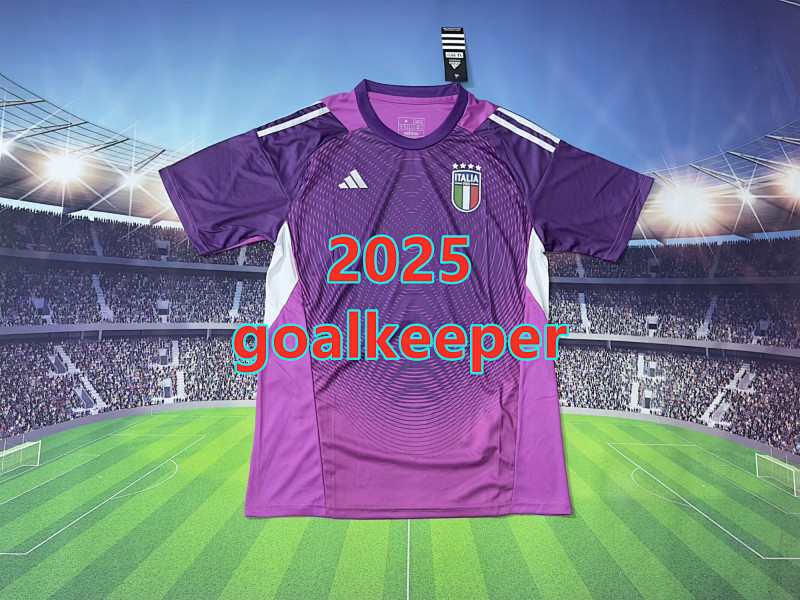 Italy Goalkeeper Fans Version Jersey S-2XL