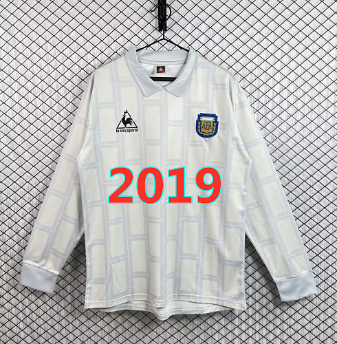 Argentina Goalkeeper Retro Fans Long Jersey S-2XL