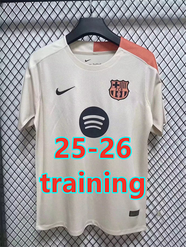 25-26 Barcelona Training Fans Version Jersey S-4XL
