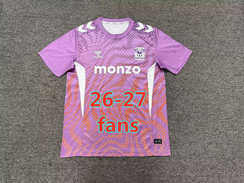 26-27 Coventry City Third Fans Version Jersey S-4XL