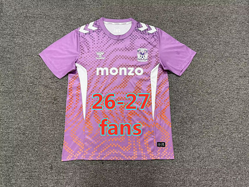 26-27 Coventry City Third Fans Version Jersey S-4XL