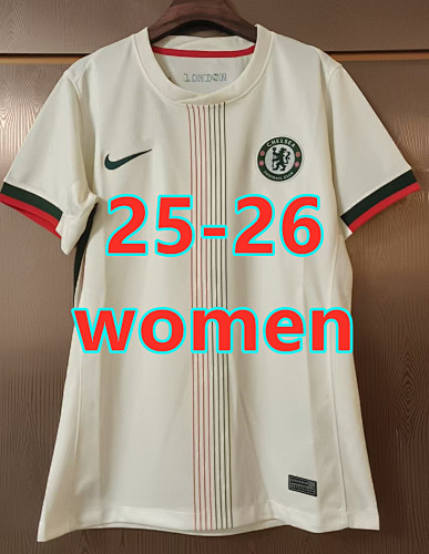 Epl& Ucl 25-26 Chelsea Away Women Jersey S-2XL