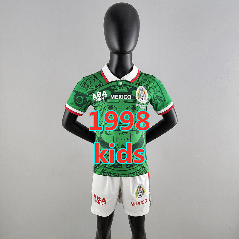 Mexico Retro Kids Home Jersey 16-28