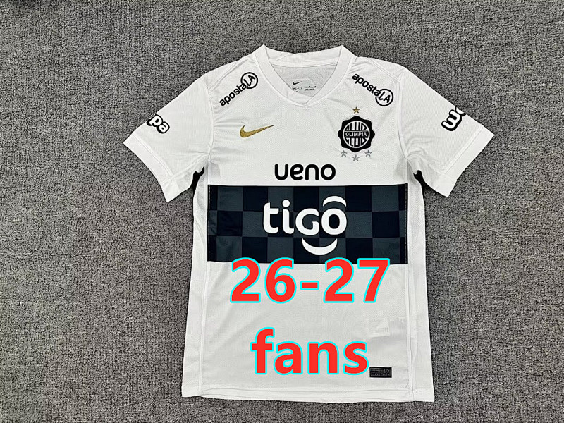 26-27 Olimpia Home Fans Version Jersey S-4XL