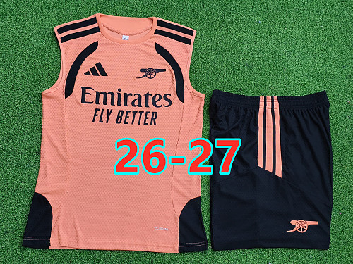26-27 Arsenal Player Vest+shorts Kit S-3XL
