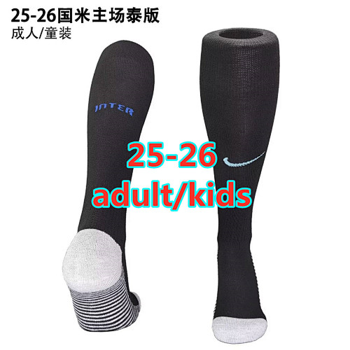 25-26 Inter Milan Home Adult Kids Socks