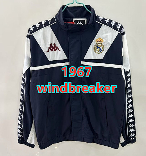 Real Madrid Retro Embroidery Windbreaker S-2XL