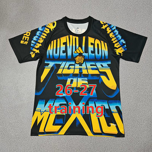 26-27 Tigres Training Fans Version Jersey S-4XL