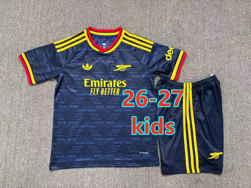 26-27 Arsenal Away Kids Jersey+shorts Kit 16 -28