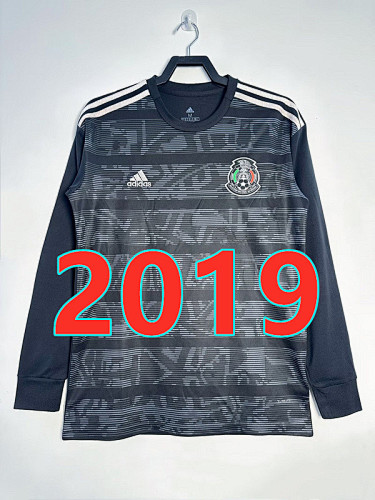 Mexico Home Retro Long Jersey S-2XL