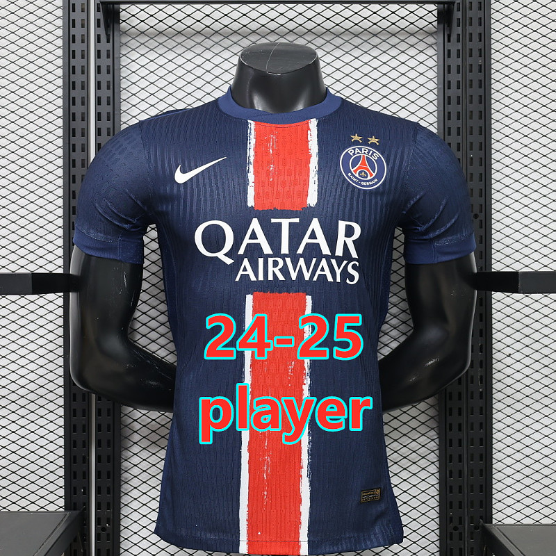 Balenciaga 24-25 Paris Psg Home Player Version With 2 Stars Jersey S-2XL