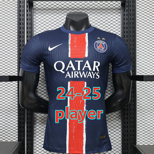Balenciaga 24-25 Paris Psg Home Player Version With 2 Stars Jersey S-2XL