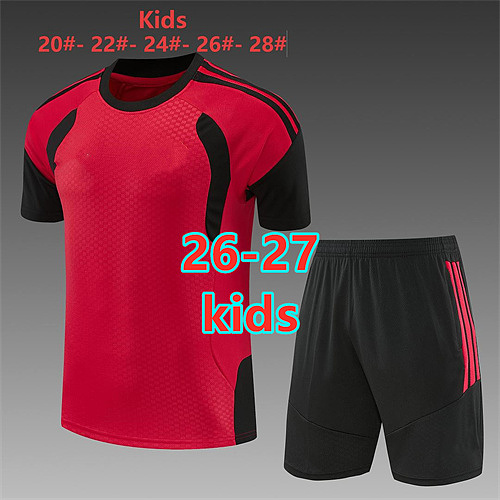 26-27 Manchester United Kids Short Sleeve Tracksuit 20 -28