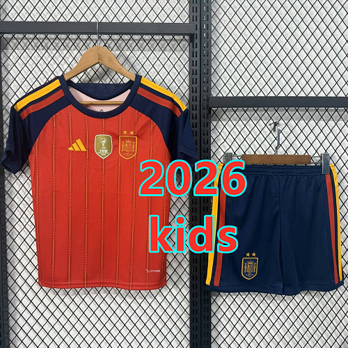 Spain Home Kids With 2 Stars Kit 16 -28