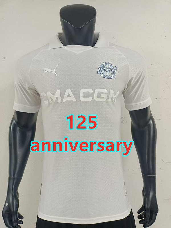 Marseille Anniversary Player Version Jersey S-2XL
