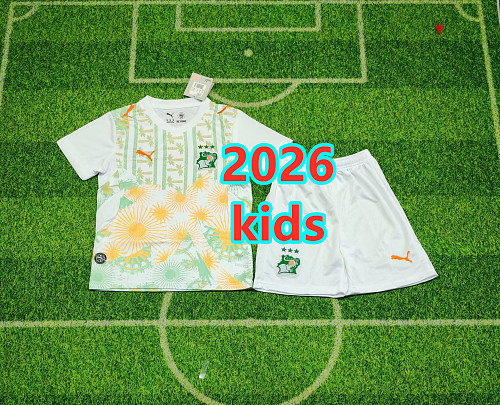 Cote D'Ivoire Away Kids 32 Teams Kit 16 -28 32