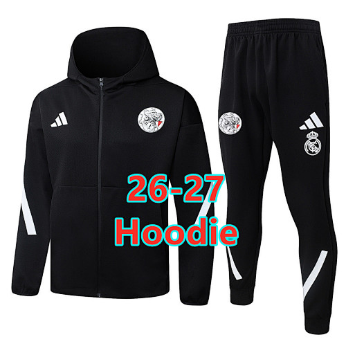 26-27 Ajax Long Zipper Hoodie Jacket S-2XL
