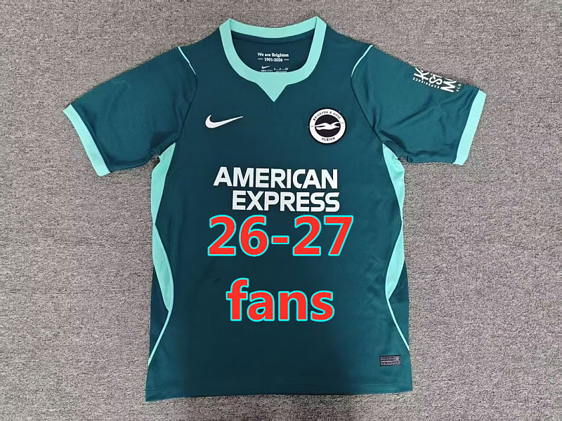 26-27 Brighton Third Fans Version Jersey S-4XL