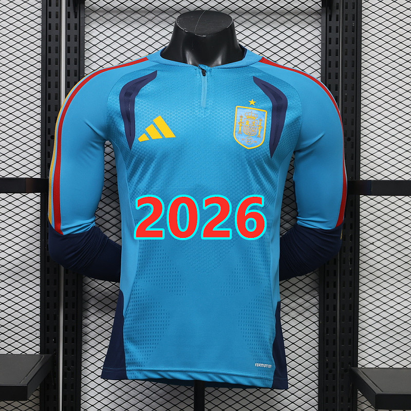 Spain Player Version Long Sleeve Tracksuit S-3XL