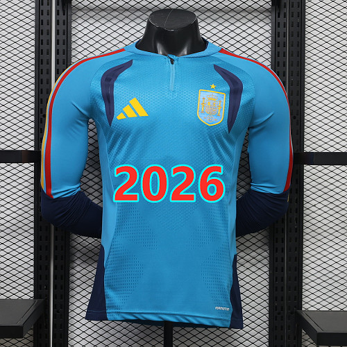 Spain Player Version Long Sleeve Tracksuit S-3XL