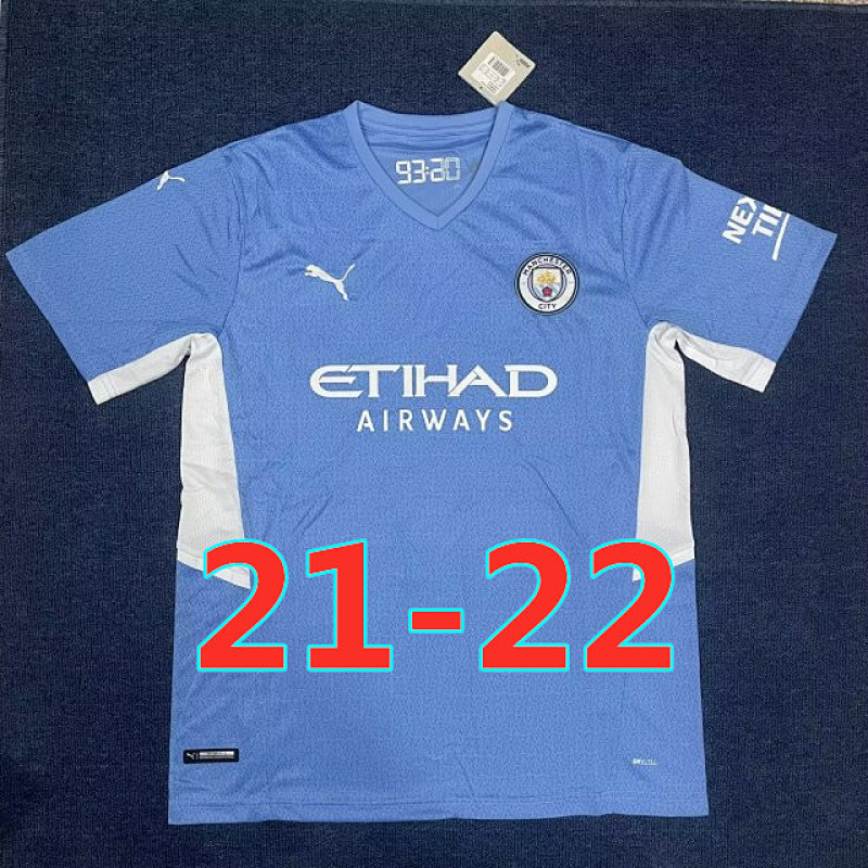 Manchester City Retro 21-22 Home Jersey S-2XL
