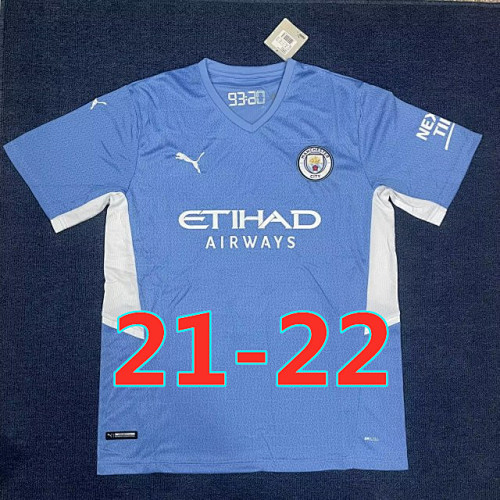 Manchester City Retro 21-22 Home Jersey S-2XL