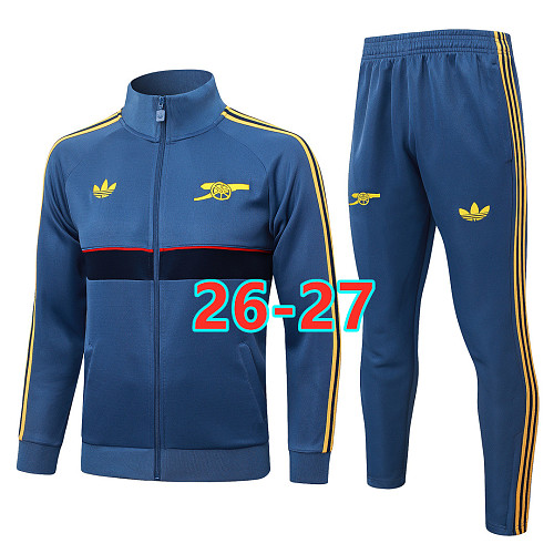 26-27 Arsenal Long Zipper Jacket S-2XL