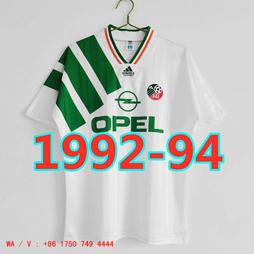 Ireland Retro TopThai Quality Away Jersey S-2XL