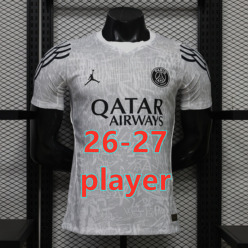 Balenciaga 26-27 Paris Psg 4th Player Version Jersey S-2XL