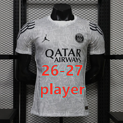 Balenciaga 26-27 Paris Psg 4th Player Version Jersey S-2XL
