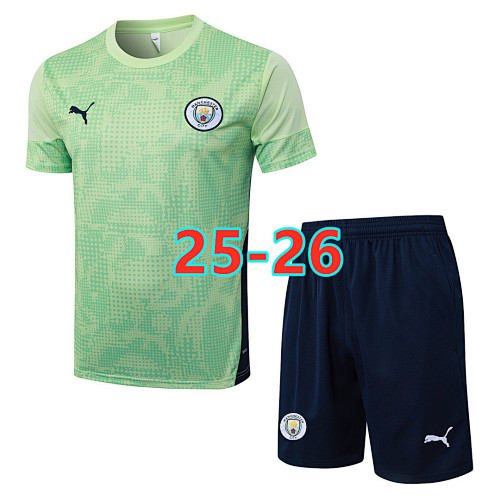 25-26 Manchester City Short Sleeve Tracksuit S-2XL
