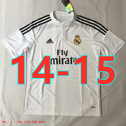 Real Madrid Retro Home Jersey S-2XL