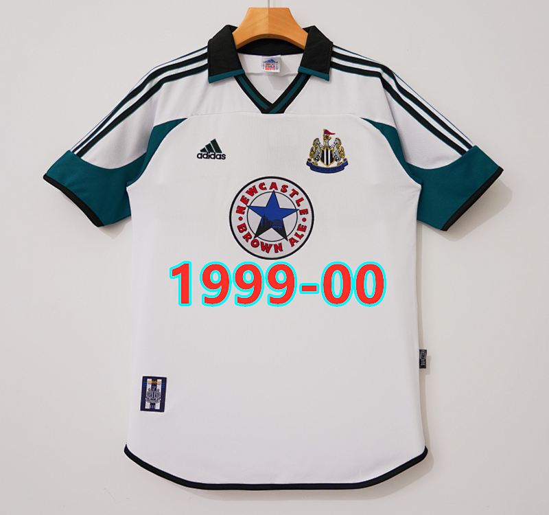 Newcastle United Away Retro Jersey S-2XL