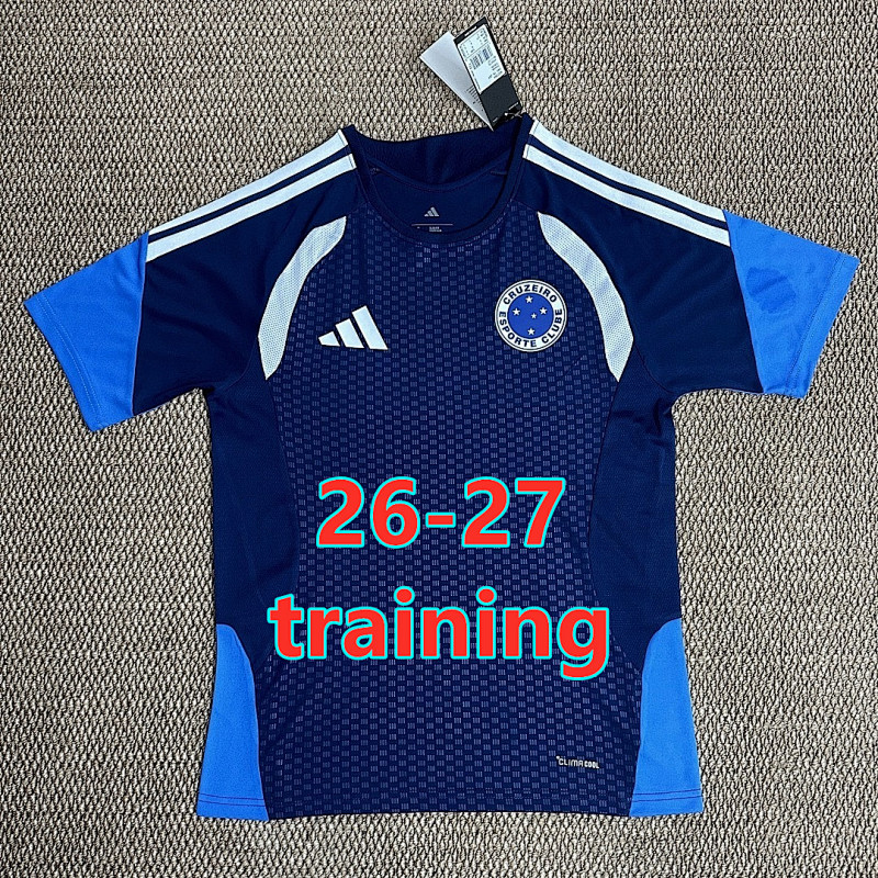 26-27 Cruzeiro Training Fans Version Jersey S-4XL