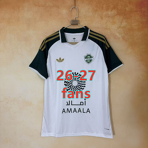 26-27 Al-Ahli Saudi Away Fans Version Jersey S-2XL