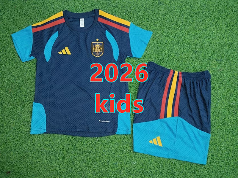 Spain Kids Player Short Sleeve+shorts 16 -28