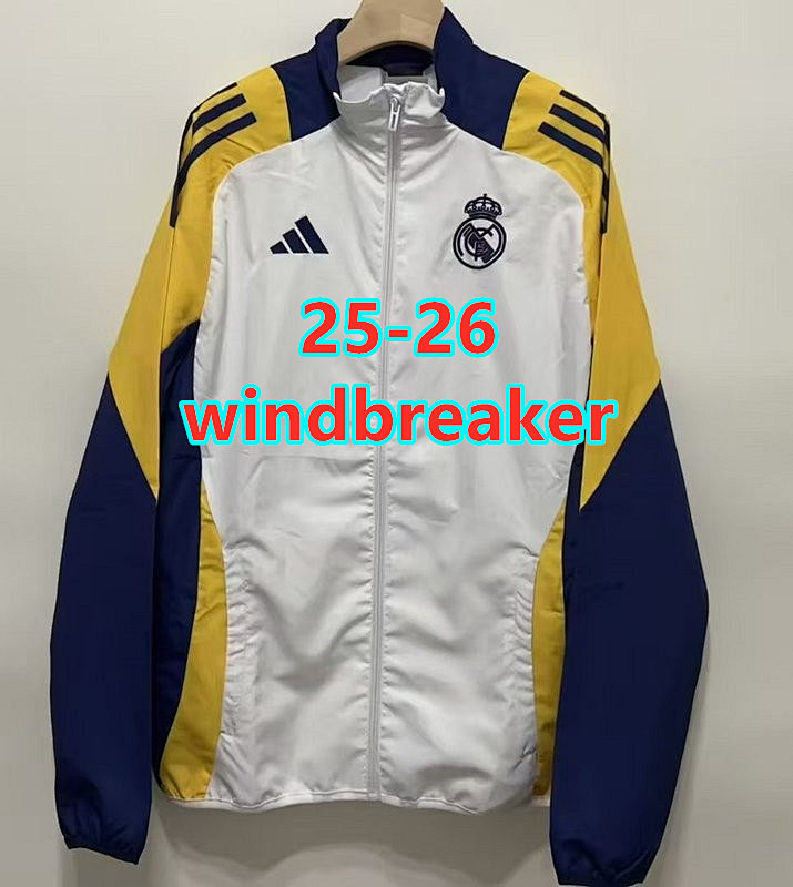 25-26 Real Madrid Windbreaker S-3XL