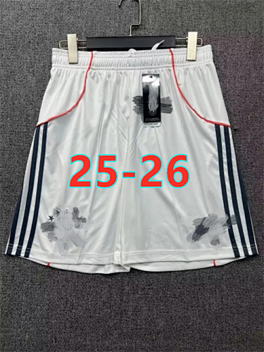 25-26 Bayern Away Fans Version Shorts S-2XL